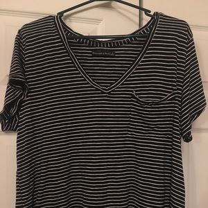 Abercrombie and Fitch striped t-shirt Sz Large